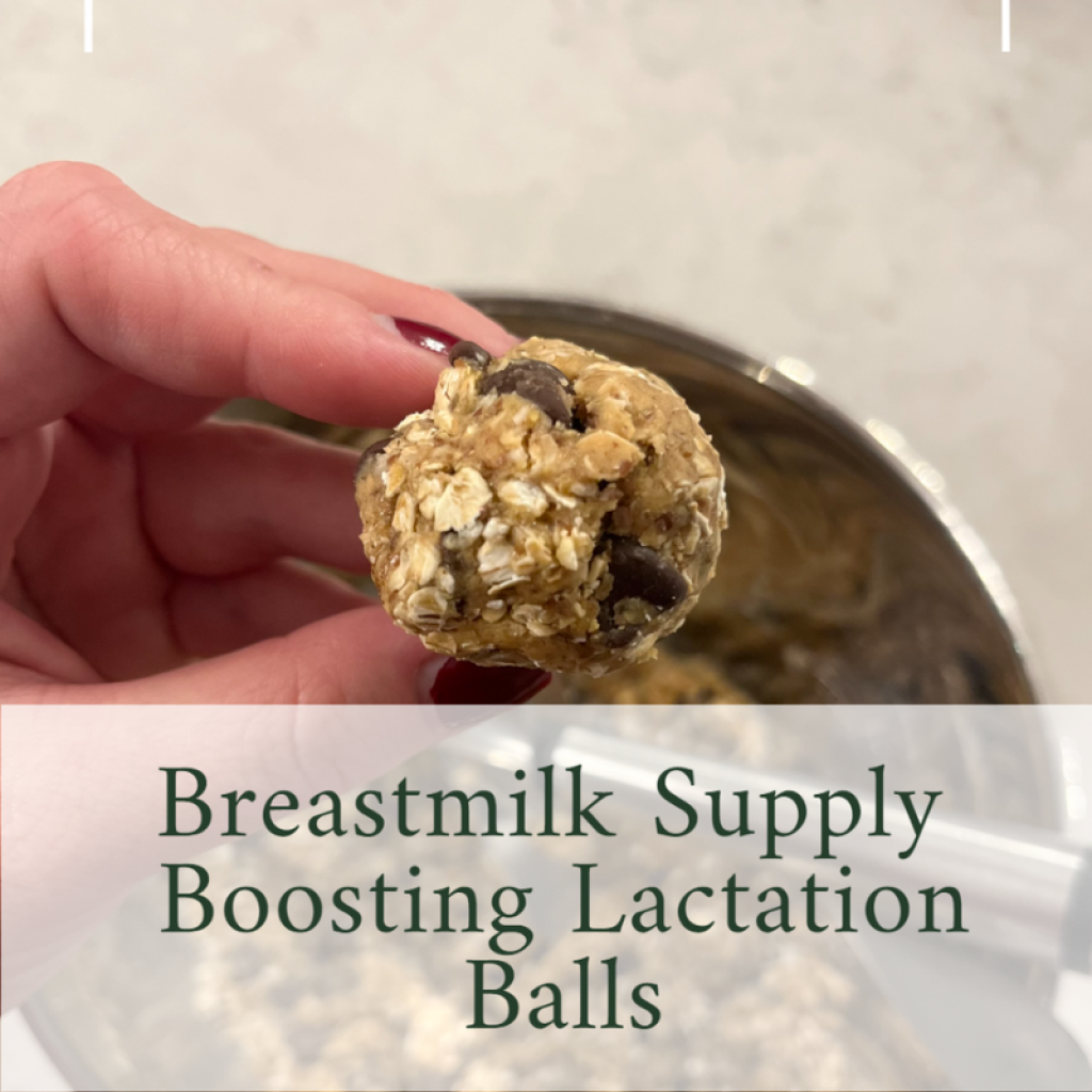 breastmilk supply boosting no-bake lactation balls